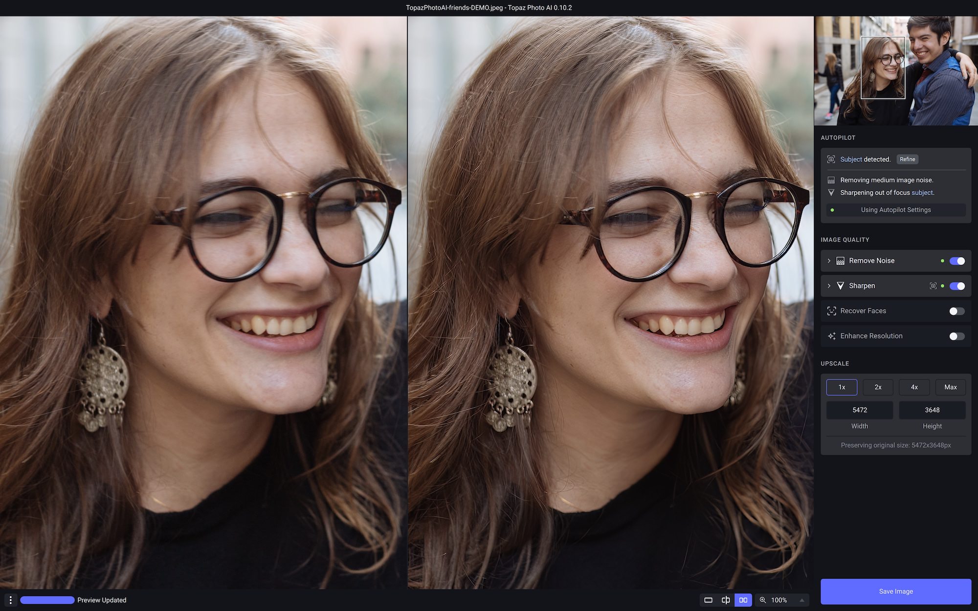 Topaz Photo AI v3.4.5完整破解版-一款专业的人工智能图片降噪软件-木风软件站